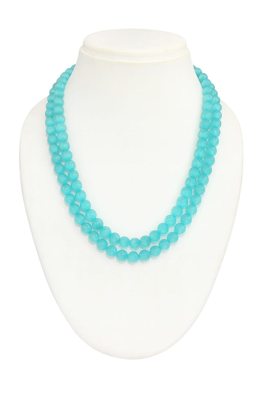 DOUBLE ROW MONALISA BEADS MALA FOR WOMEN