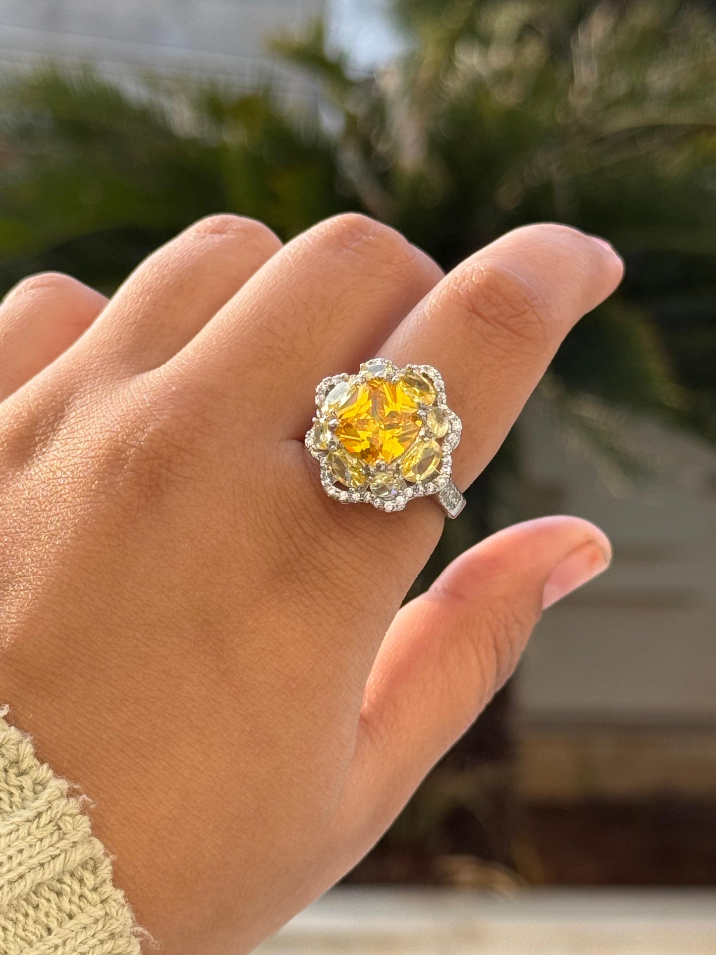 Swaroski With Cz Ring for woman