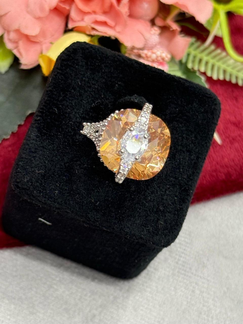 Doublet With Solitaire Ring for woman