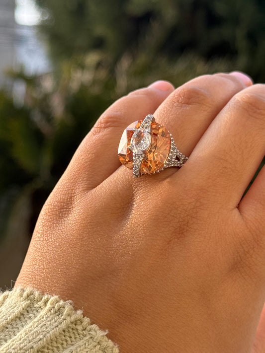 Doublet With Solitaire Ring for woman