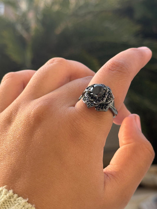 Rose cz Ring for woman