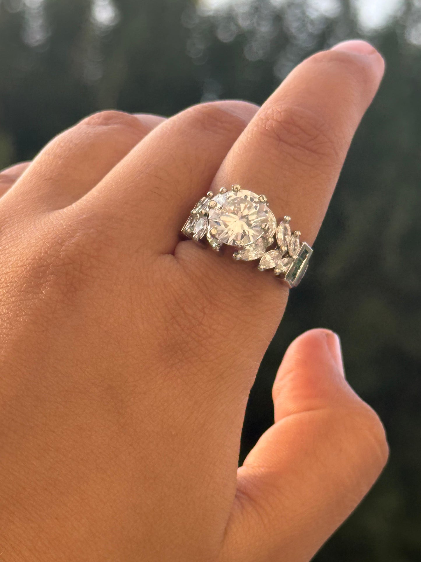 Solitaire With cz Ring for woman