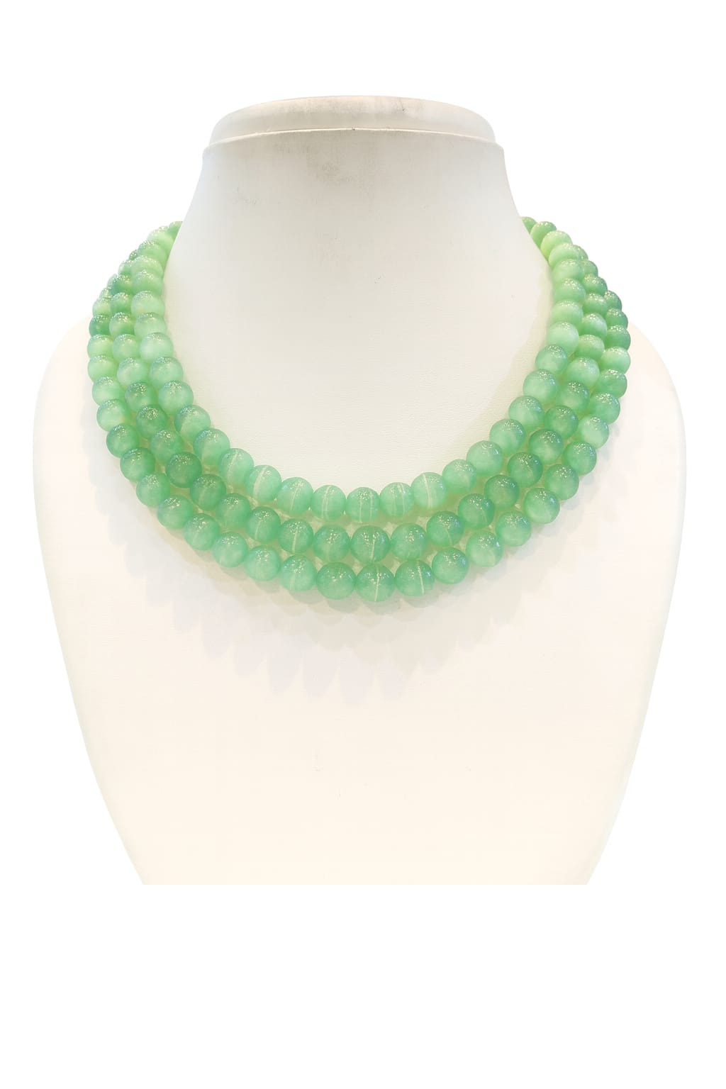 THREE LAYER MONALISA BEADS MALA FOR WOMEN