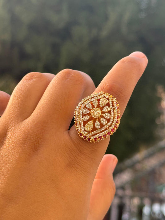 Trendy Zircon Ring  for woman