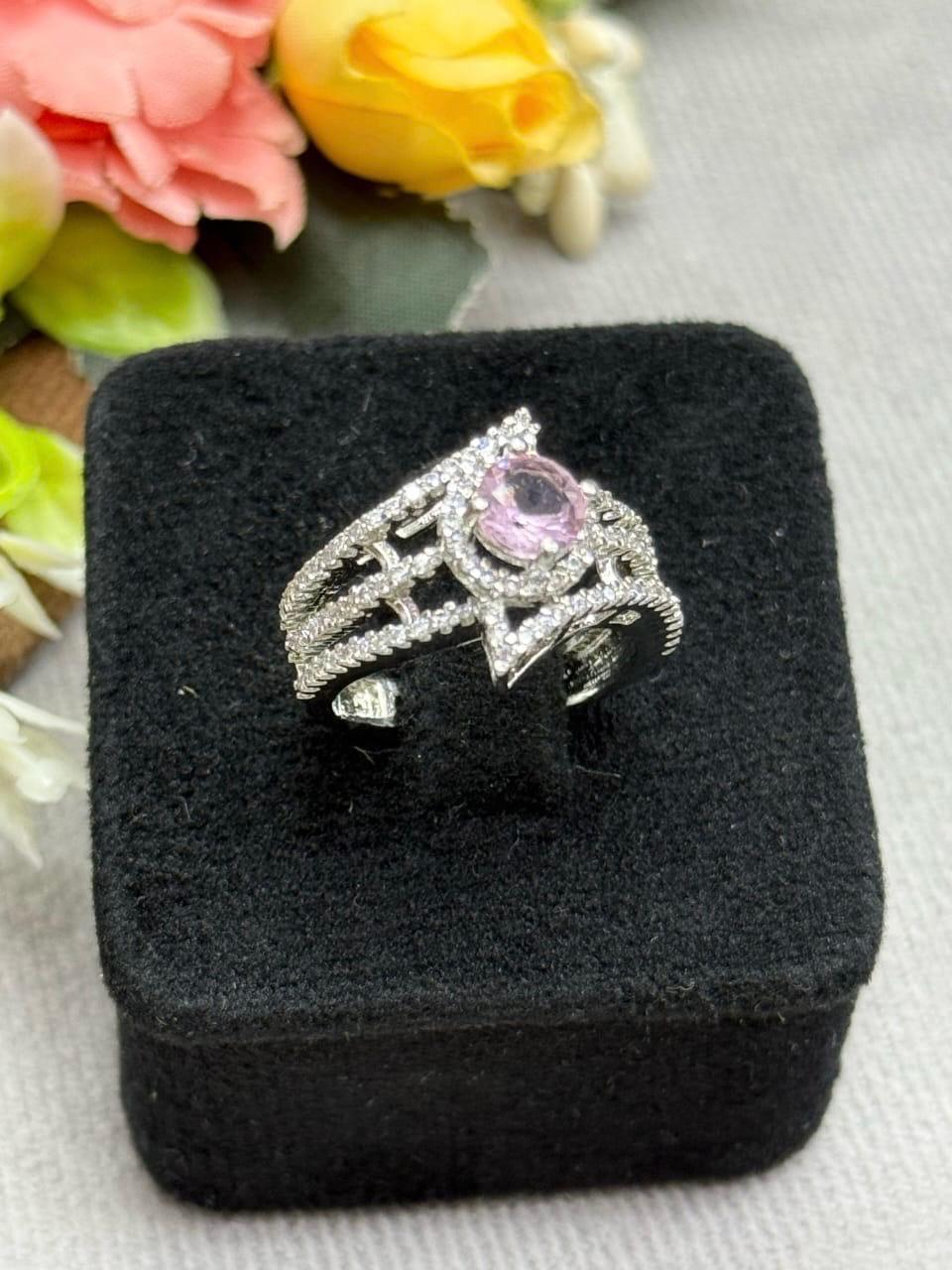 Elegant With CZ Ring for woman