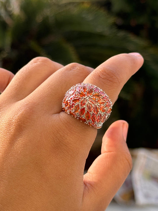 Bugget Setting With cz Ring for woman