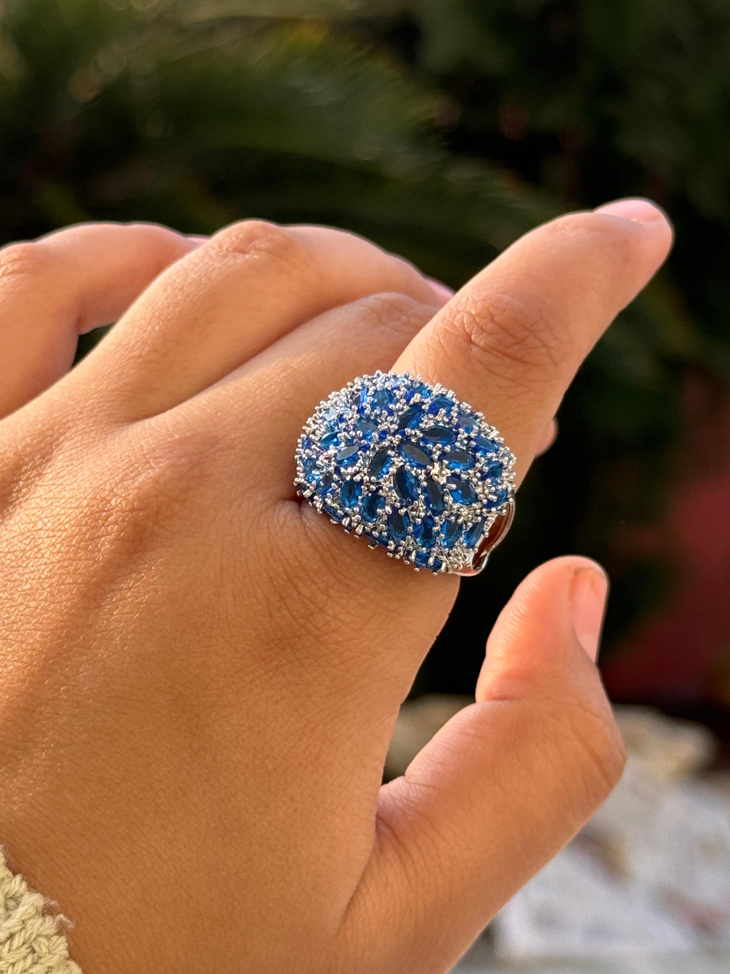 Bugget Setting With cz Ring for woman