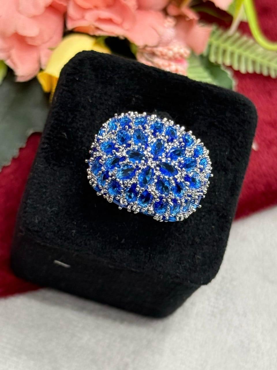 Bugget Setting With cz Ring for woman