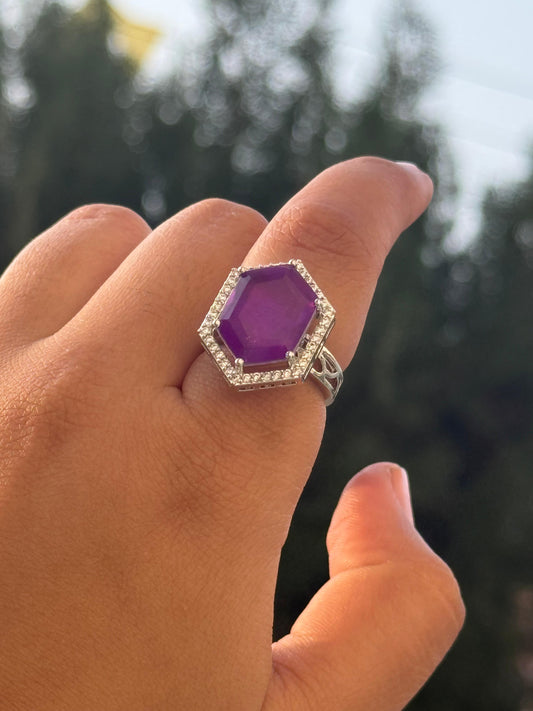 Doublet With Side CZ Ring for woman