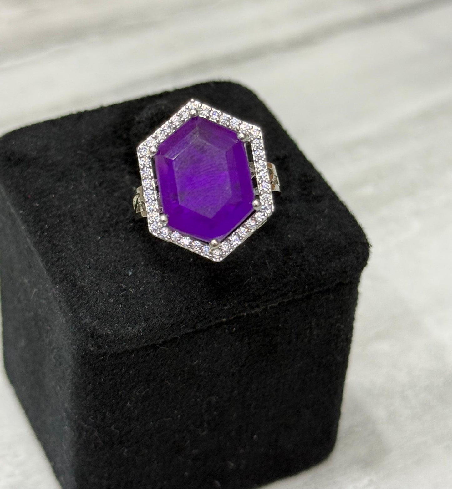 Doublet With Side CZ Ring for woman