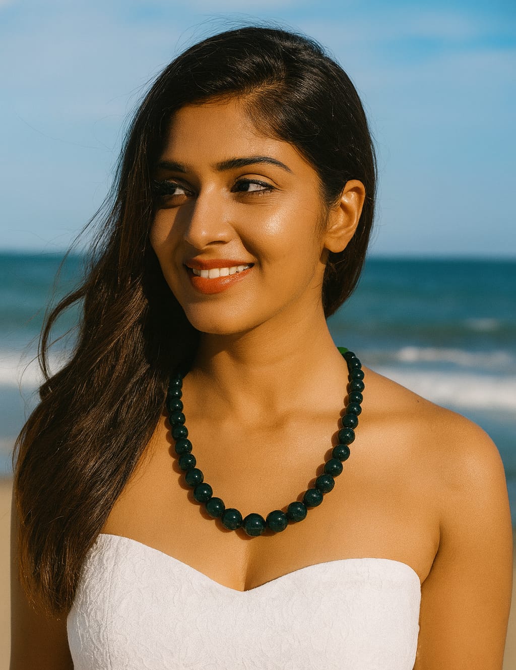 GREEN ONYX MALA FOR WOMEN