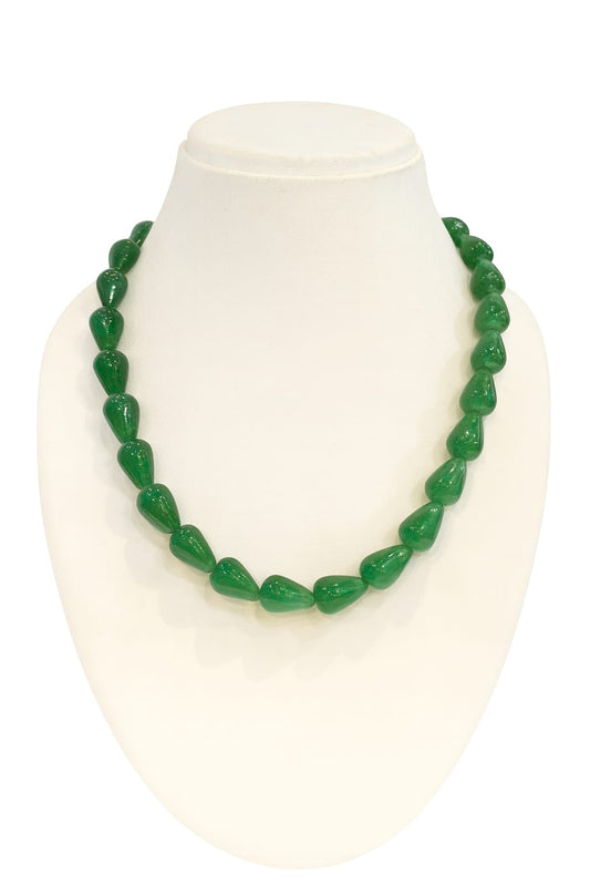 DROP SHAPE ONYX BEADS MALA FOR WOMEN