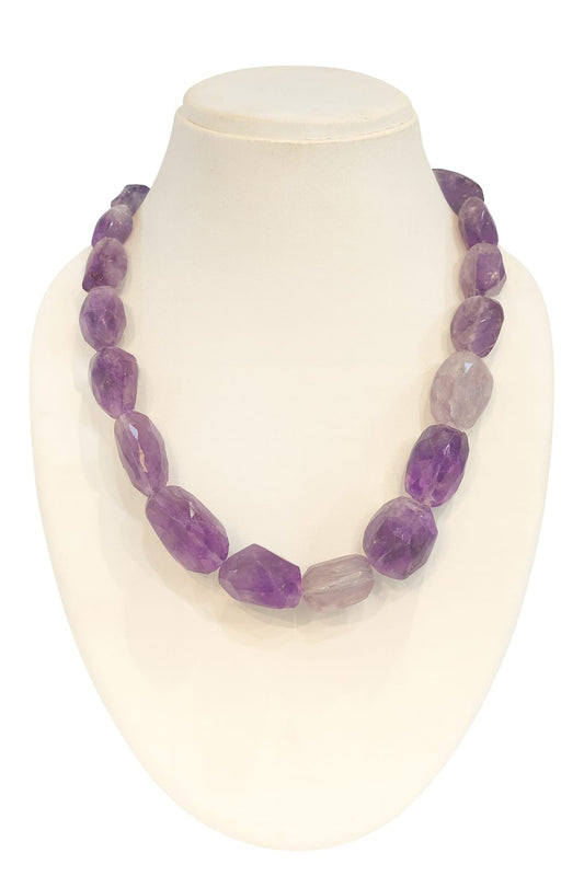 REAL AMYTHYST STONES TRENDING MALA