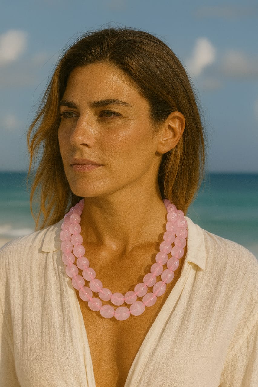 TUMBLES BEADS TRENDING DOUBLE LAYER MALA FOR WOMEN