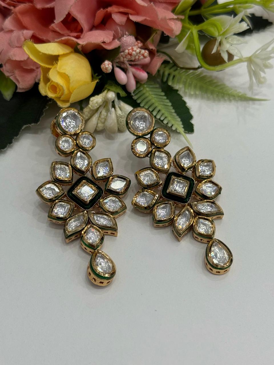 Bikaneri Kundan Earring for woman