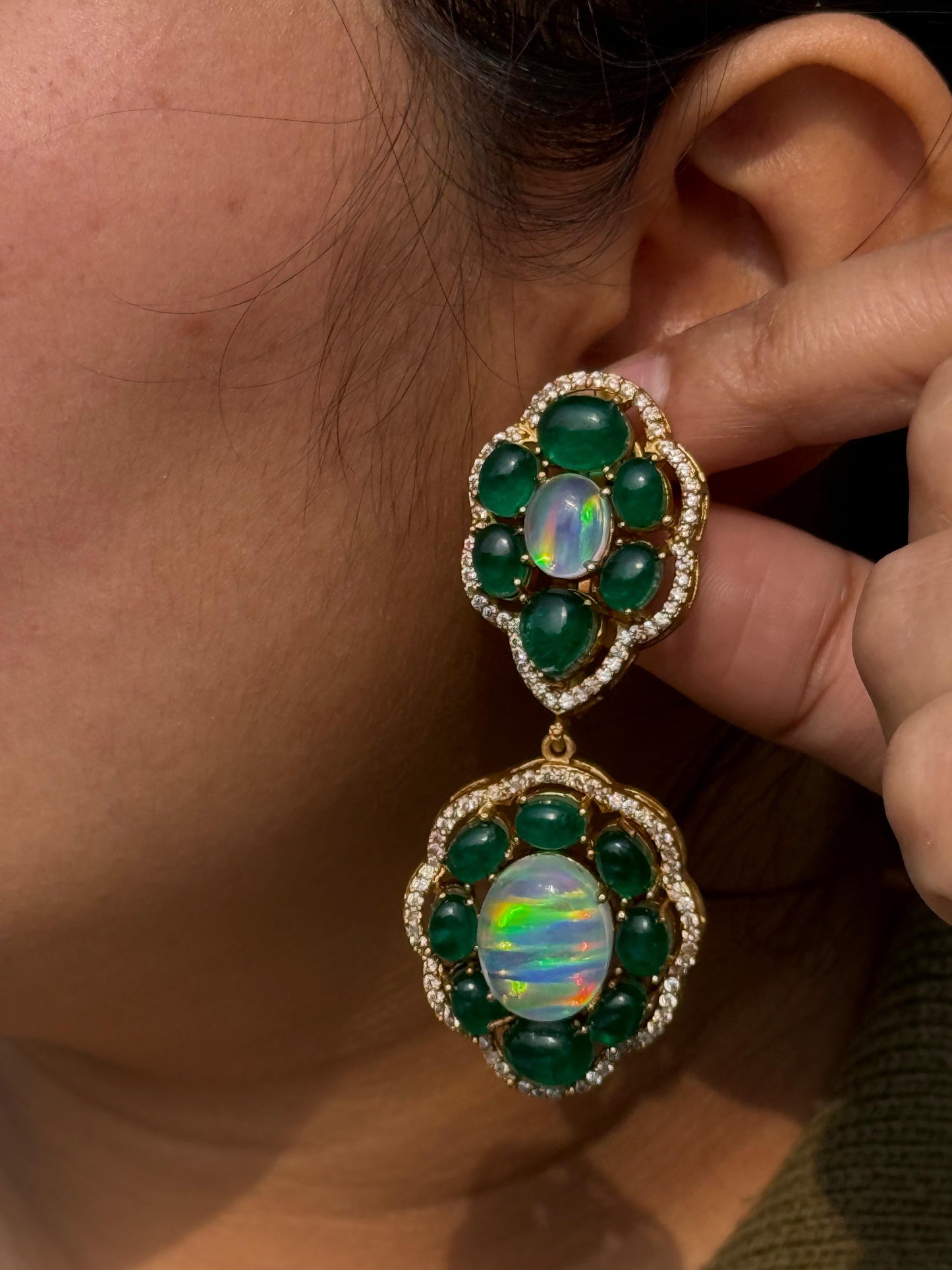 Alia Bhatt Inspired Kundan Earring