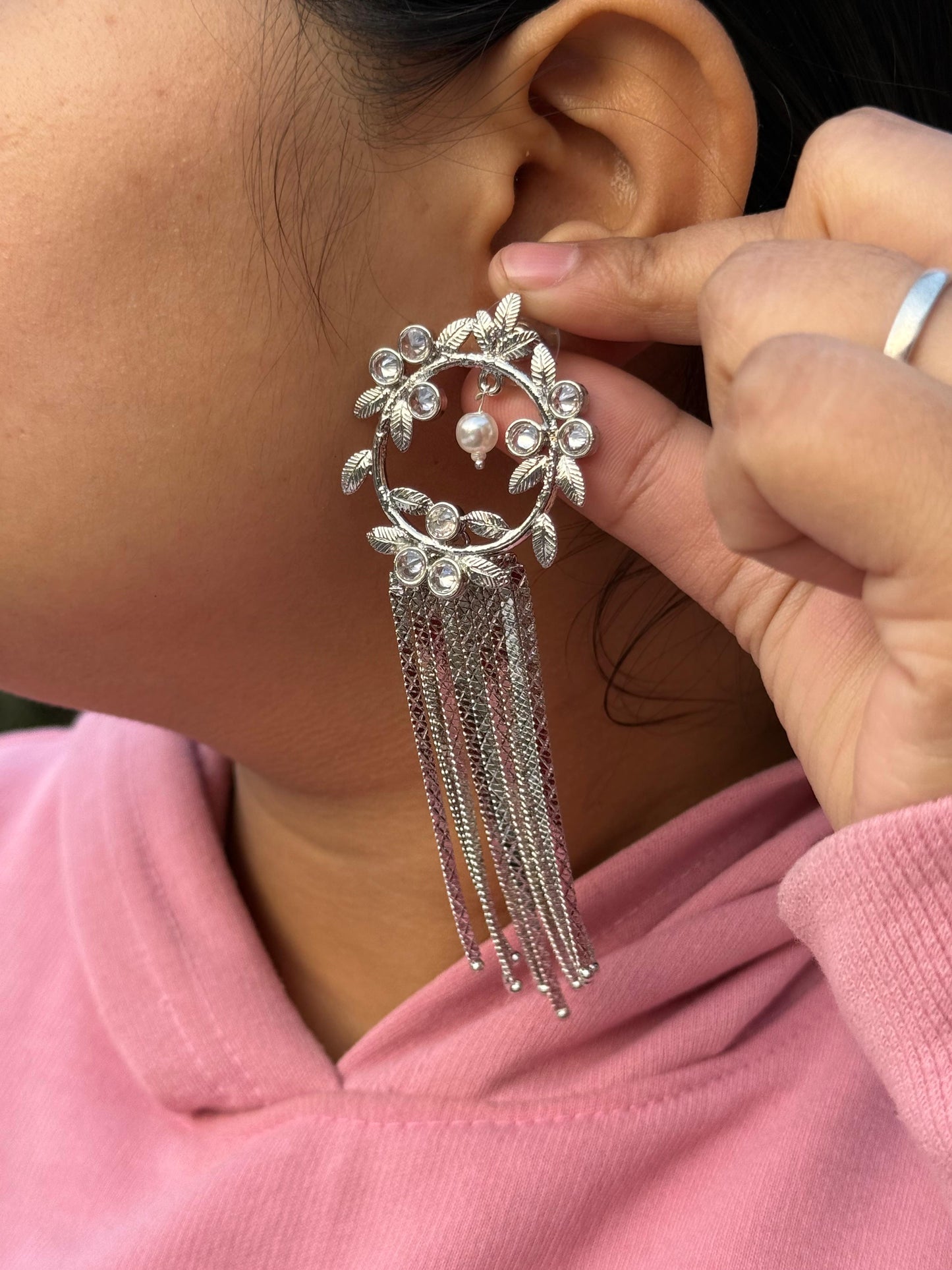 Riddhi Silver Plated Trendy Earings For Women