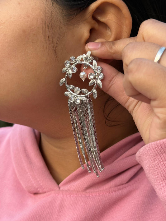 Riddhi Silver Plated Trendy Earings For Women