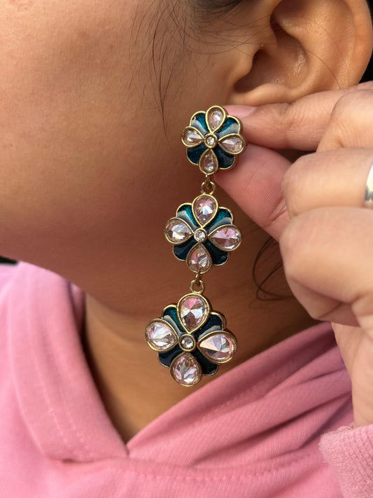 Gurinder Kundan Earings For Women