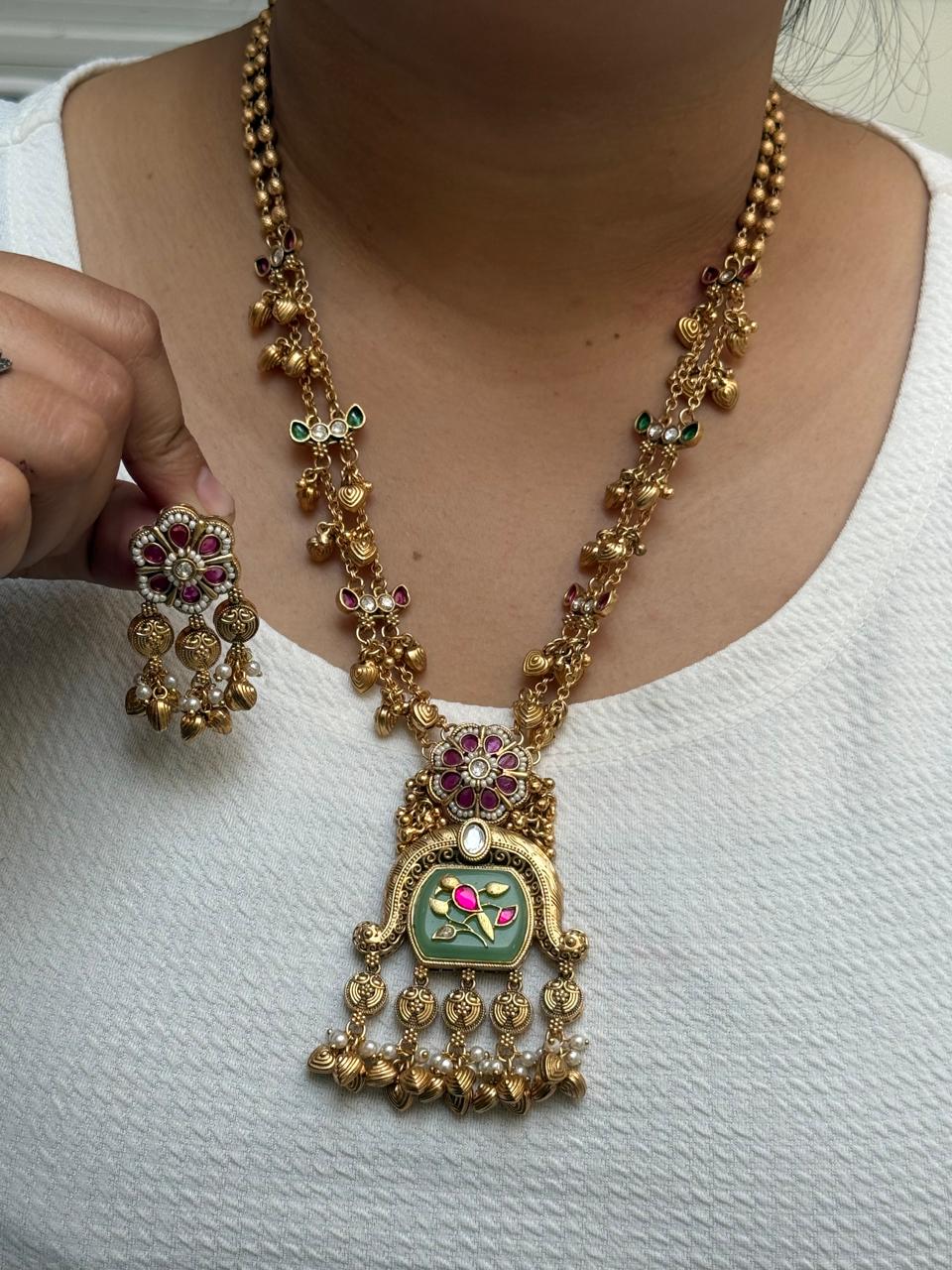 Gold Plated Heritage Necklace set