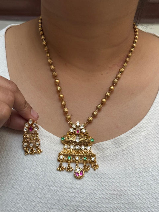 Gold Plated Heritage Pendent set
