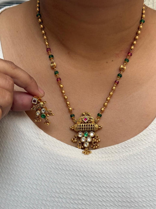 Gold Plated Heritage Pendent set