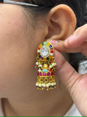 Navratan Kundan C Jhumki