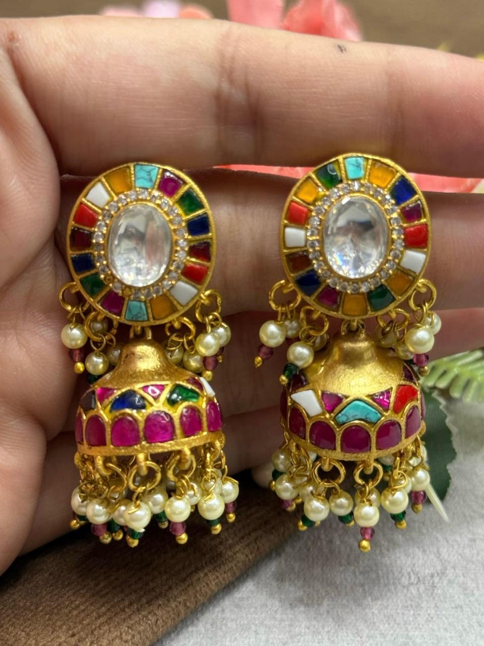 Navratan Kundan C Jhumki