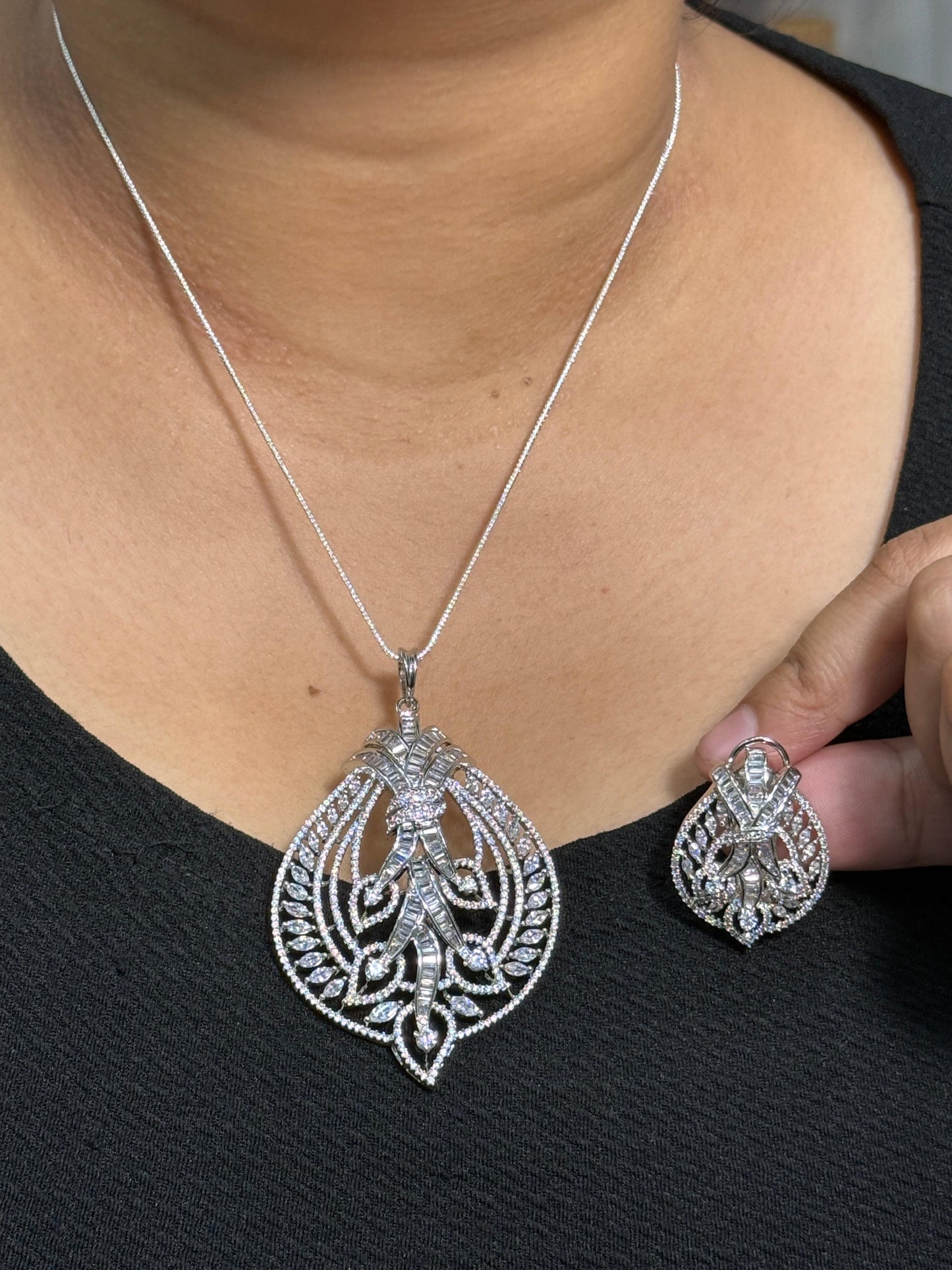 Cz Pendent Set
