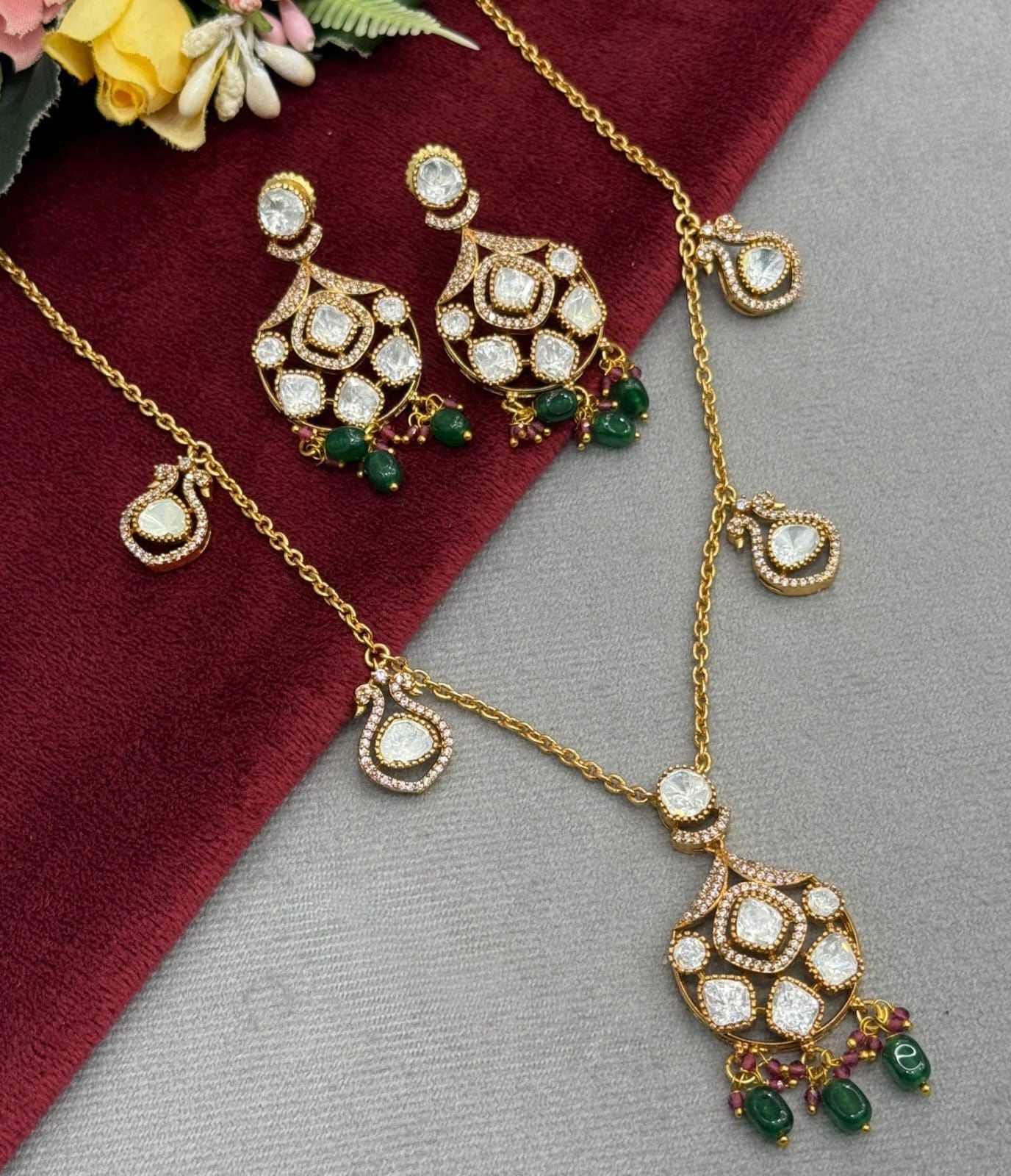 Charms Mosanites Necklace