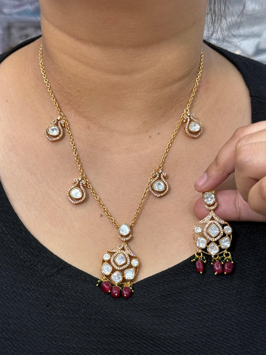 Charms Mossanite Necklace