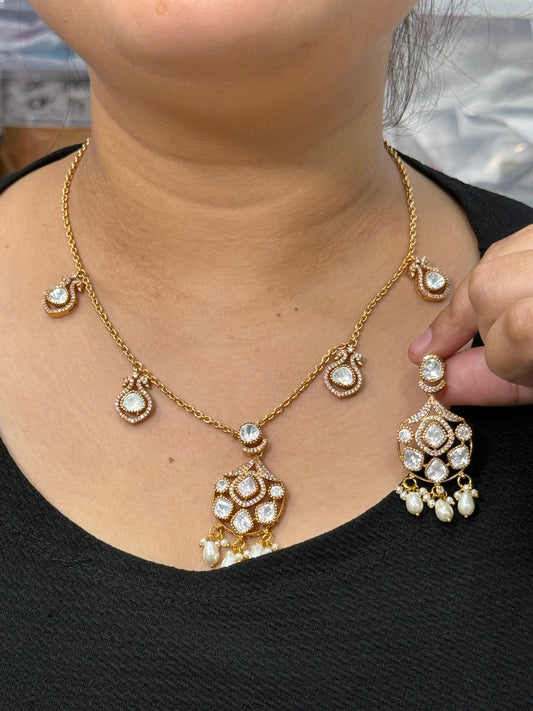 Charms Mossanite Necklace