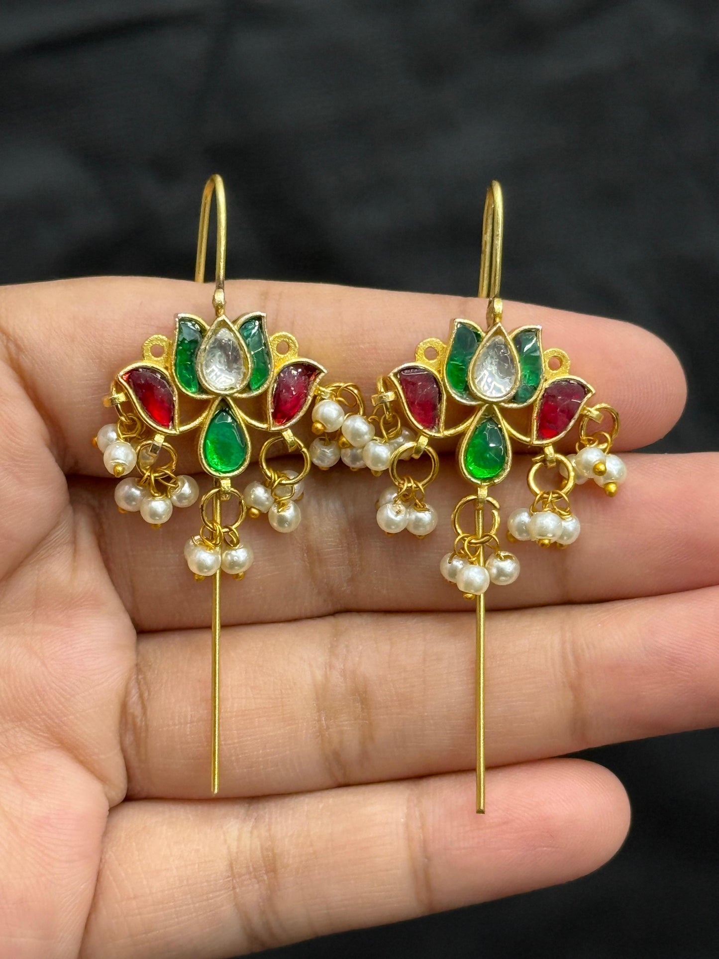 Ethnic Floral  Multi Earcuff