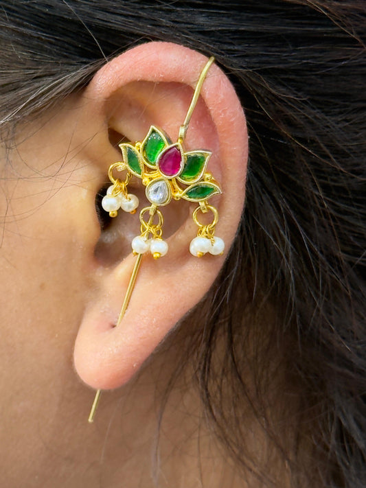 Ethnic Floral Multi Earcuff