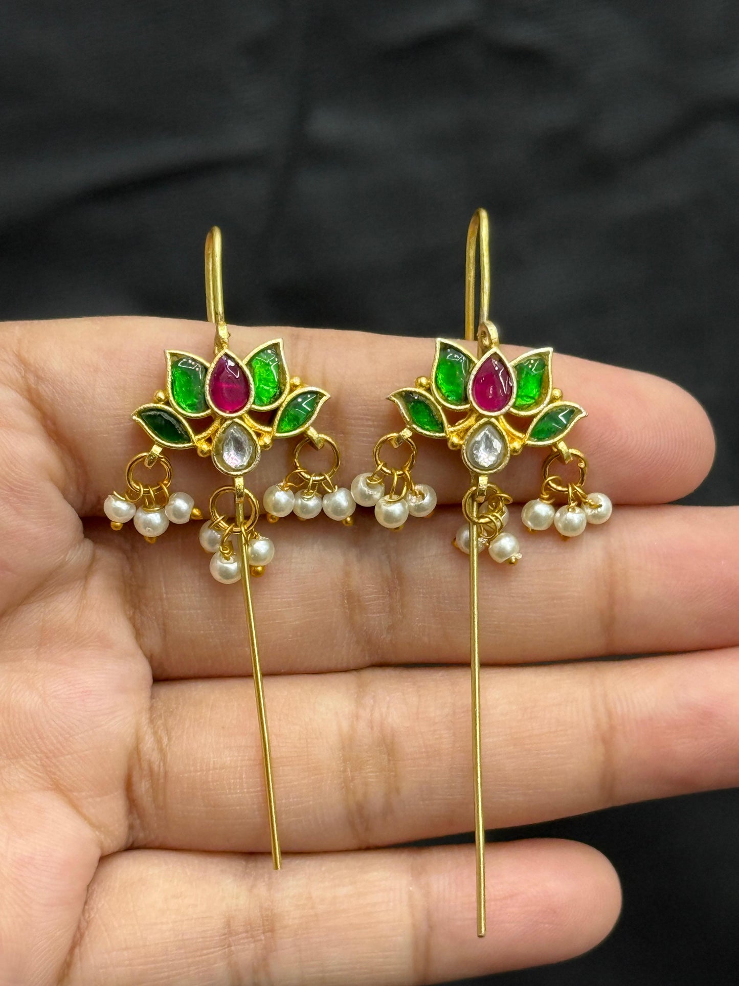 Ethnic Floral Multi Earcuff