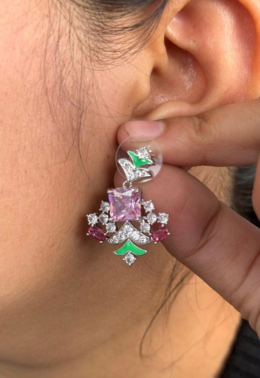Color ful Stones Earring