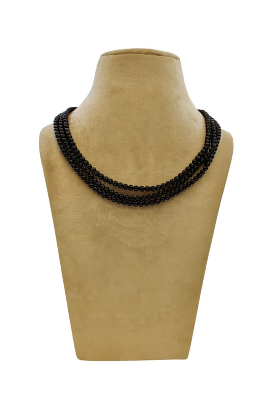 BLACK ONYX MALA FOR WOMEN 2-3mm SIZE