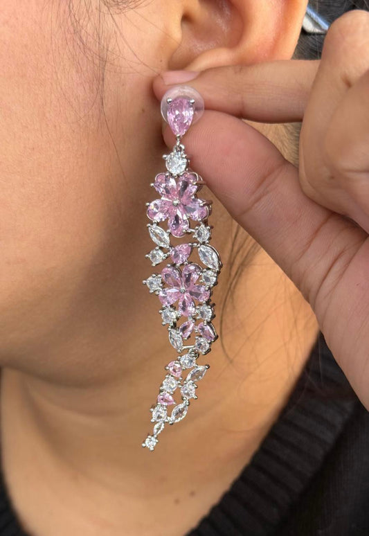 CZ Long Earrings
