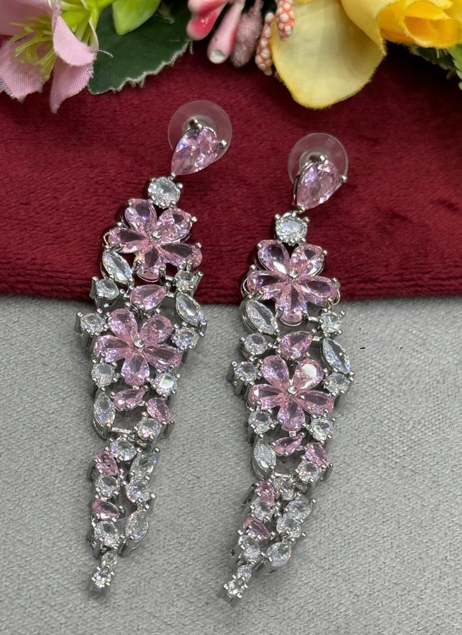 CZ Long Earrings