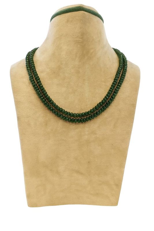 GREEN ONYX BEADS MALA 3-4mm SIZE