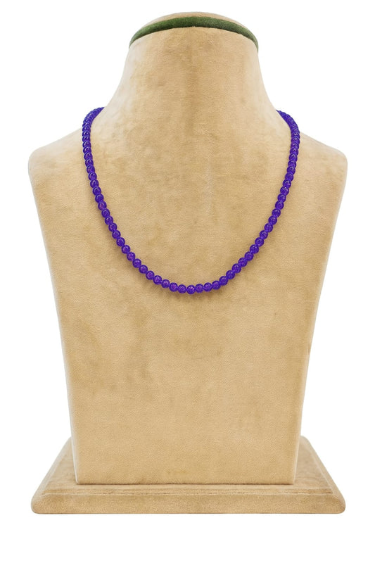 SINGLE ONYX PEARLS MALA FOR WOMEN 2-3mm SIZE