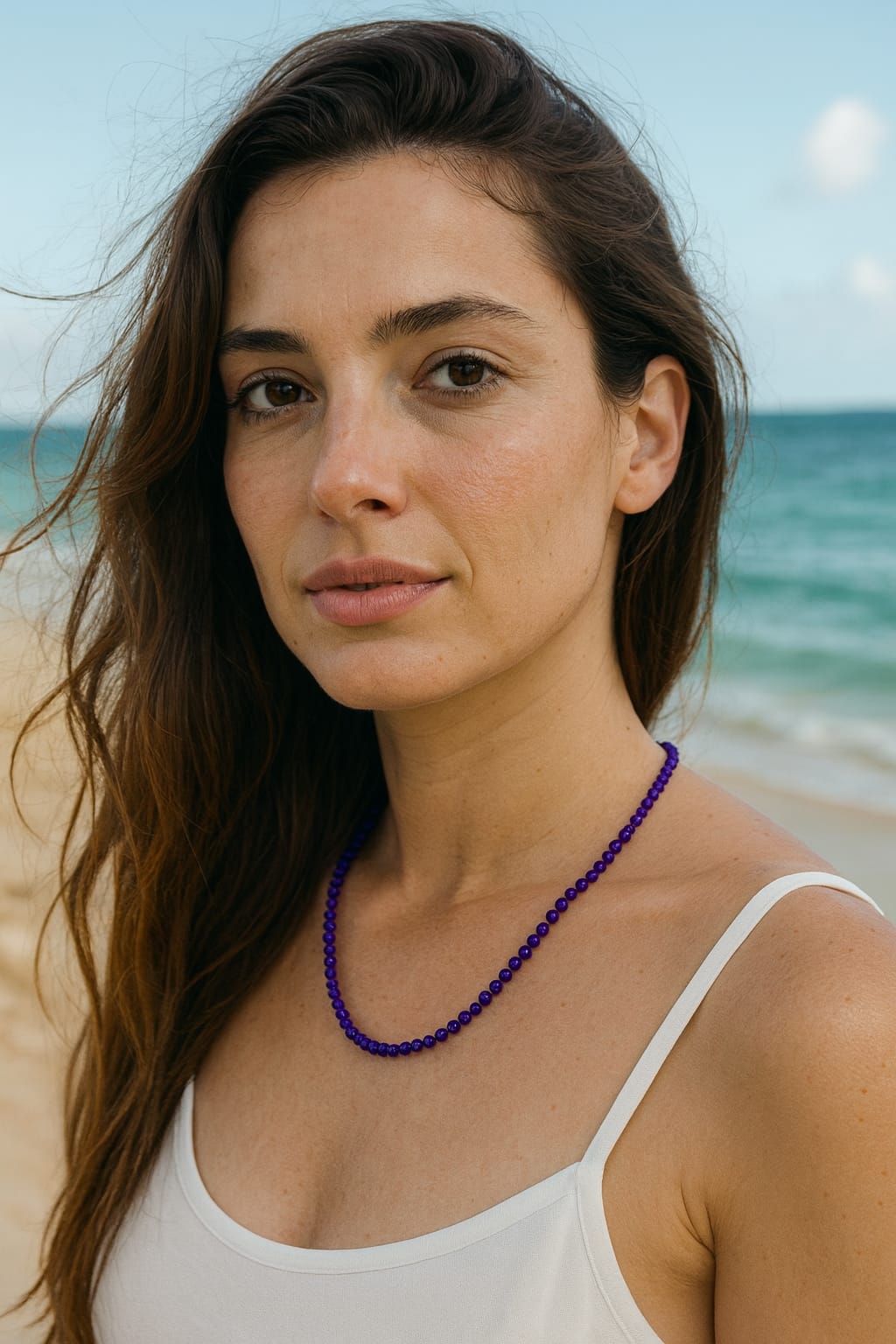 SINGLE ONYX PEARLS MALA FOR WOMEN 2-3mm SIZE