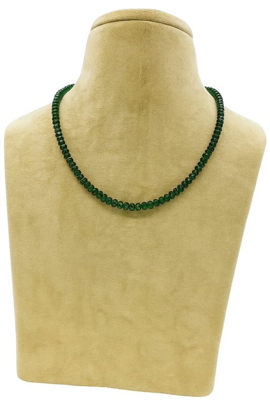 GREEN JADE MALA FOR WOMEN 2-3mm SIZE