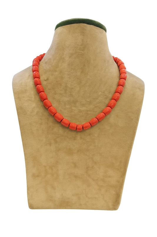 CORALS SINGLE LAYER MALA FOR WOMEN 8-9mm SIZE