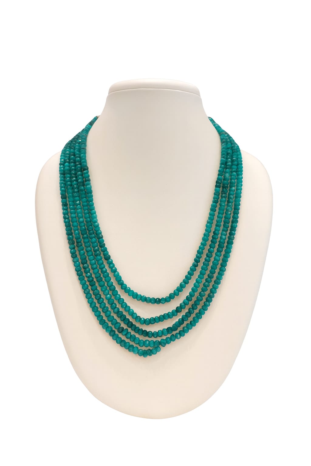 Antique Green Five Layered Beaded Mala For Women and Girl