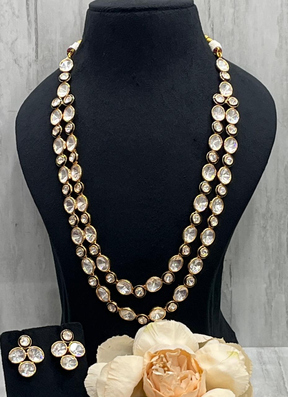 Double Line Enamelling Necklace for woman