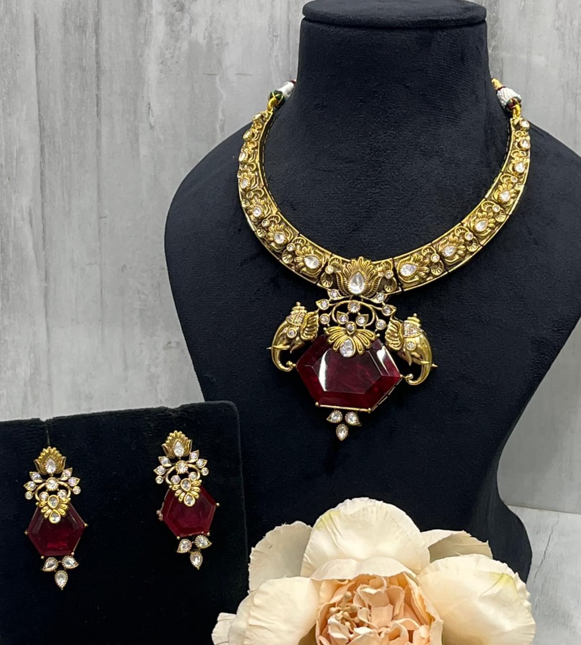 Antique Elephant Hasli for woman