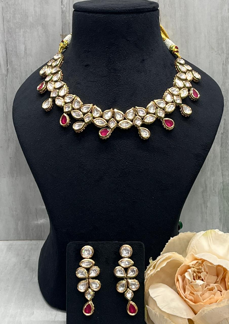 Meenakari Beautiful Kundan Necklace for woman