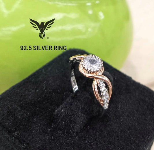 Suzanne 92.5 sterling silver hallmarked ring