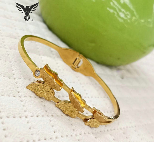 Butterfly Gold plated Round kada